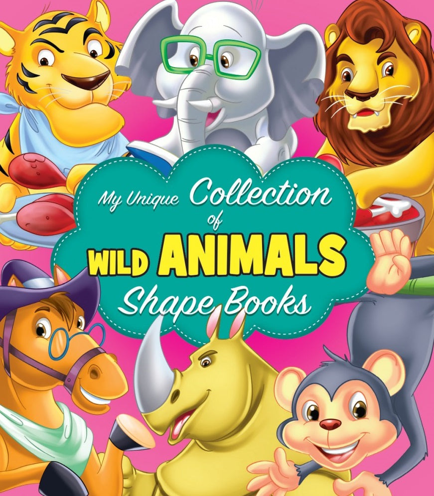 My Unique Collection of Wild Animals Shape Books