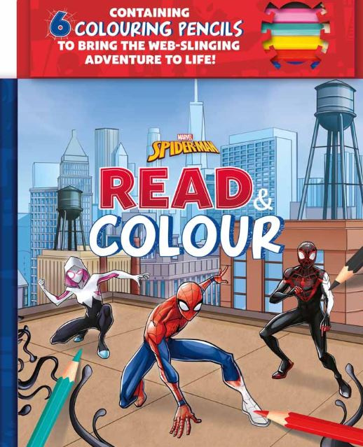 MARVEL SPIDER-MAN READ & COLOUR